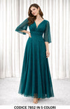Verde Petrolio donna elegante Made in Italy