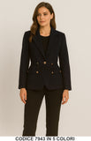 Blazer Elegante con Coulisse e Tasche Giacca Fashion Chic Casual in 5 Colori – 7943