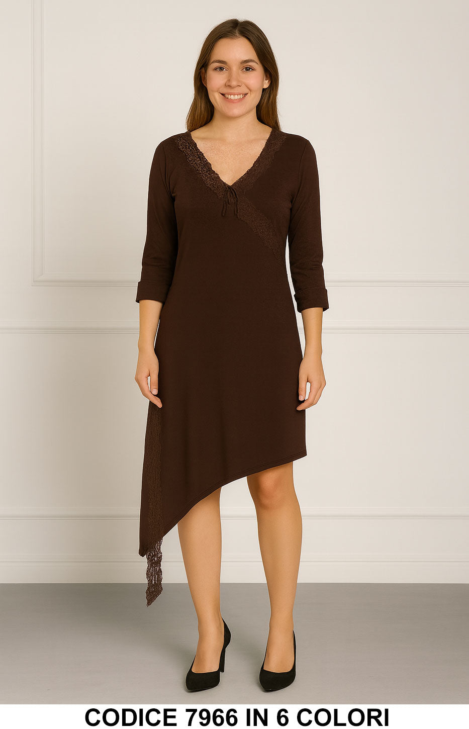 Marrone donna elegante Made in Italy