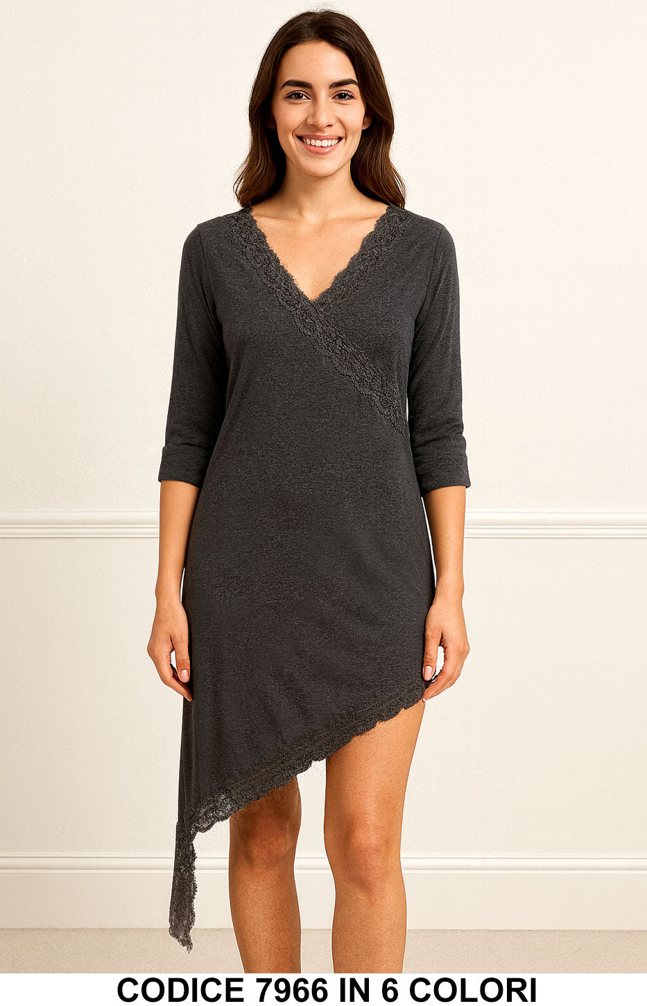 Grigio donna elegante Made in Italy