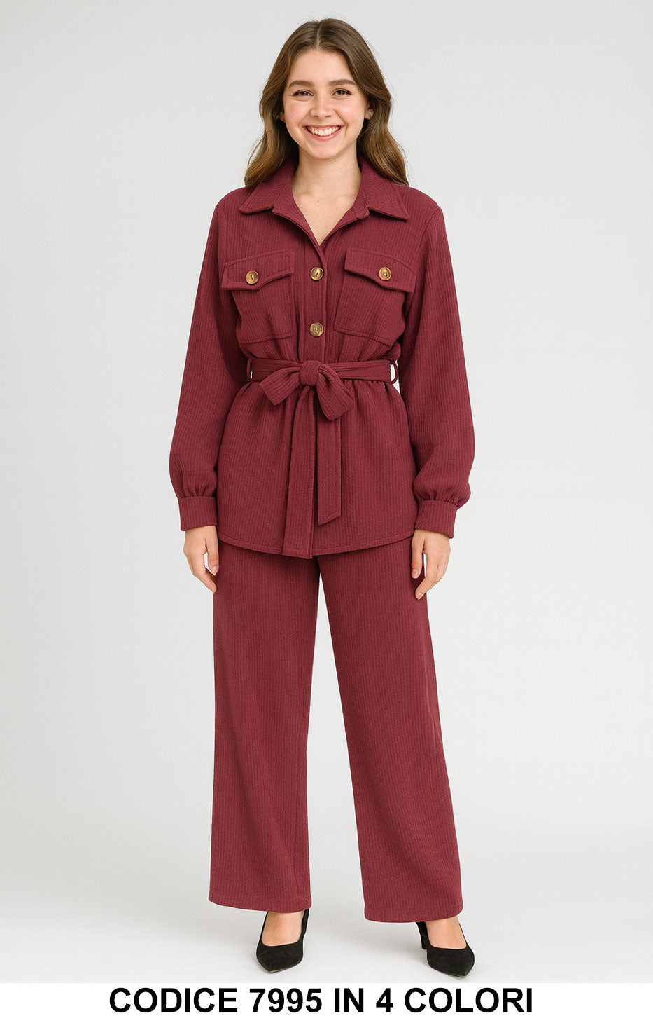 Bordeaux donna elegante Made in Italy