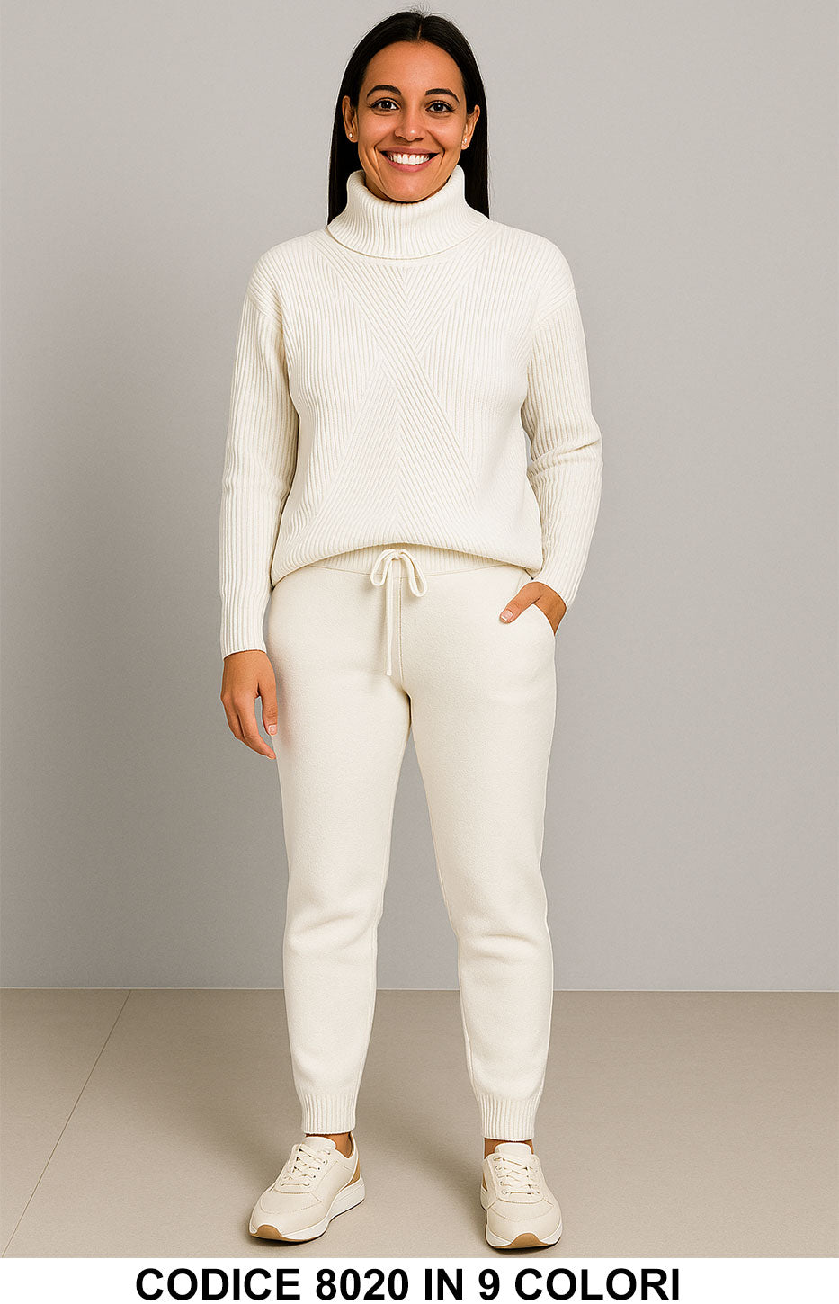 Bianco donna elegante Made in Italy