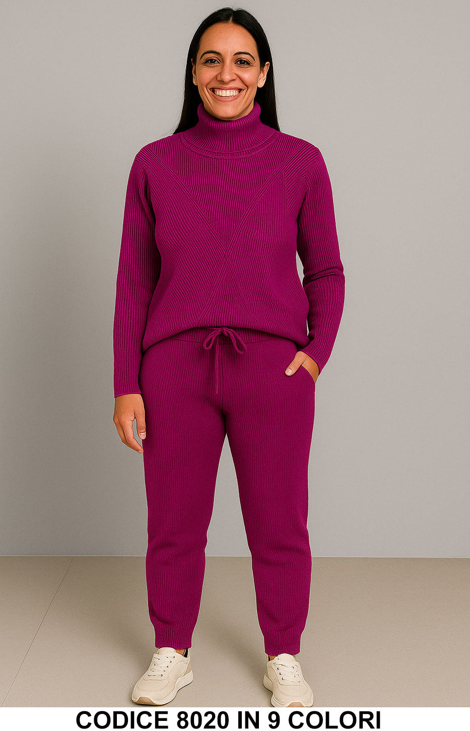 Fucsia donna elegante Made in Italy