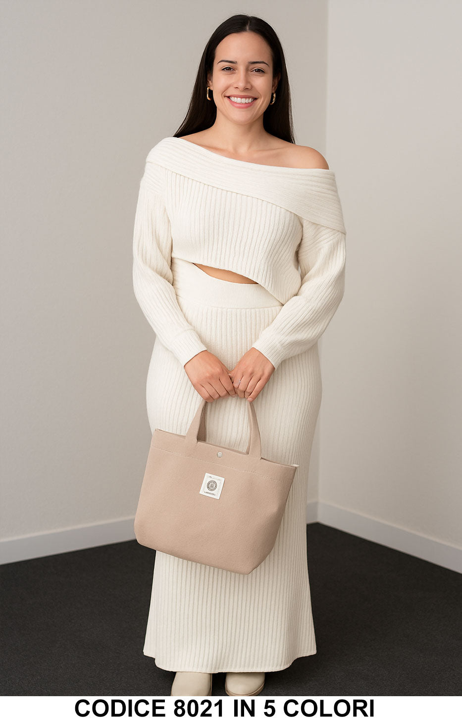 Bianco donna elegante Made in Italy