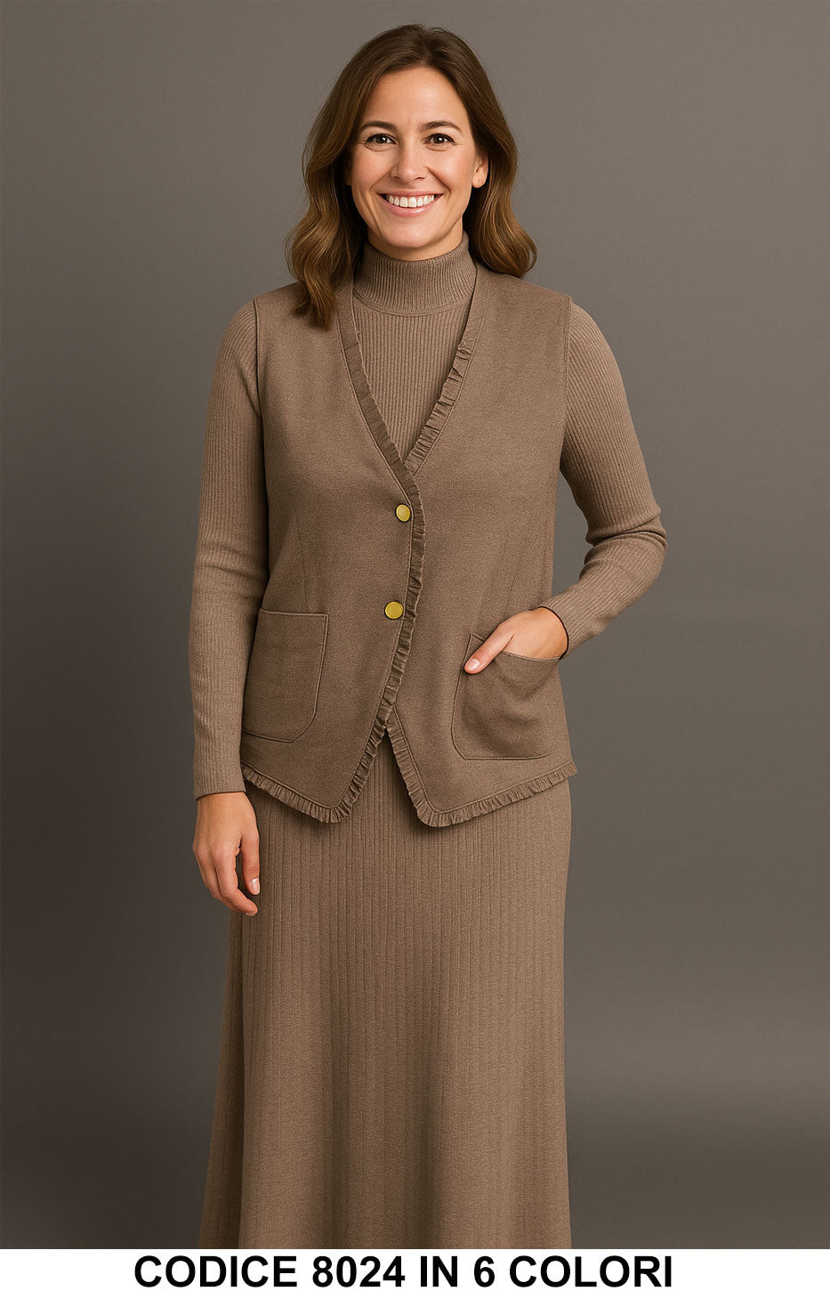 Tortora donna elegante Made in Italy