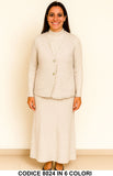 Beige donna elegante Made in Italy
