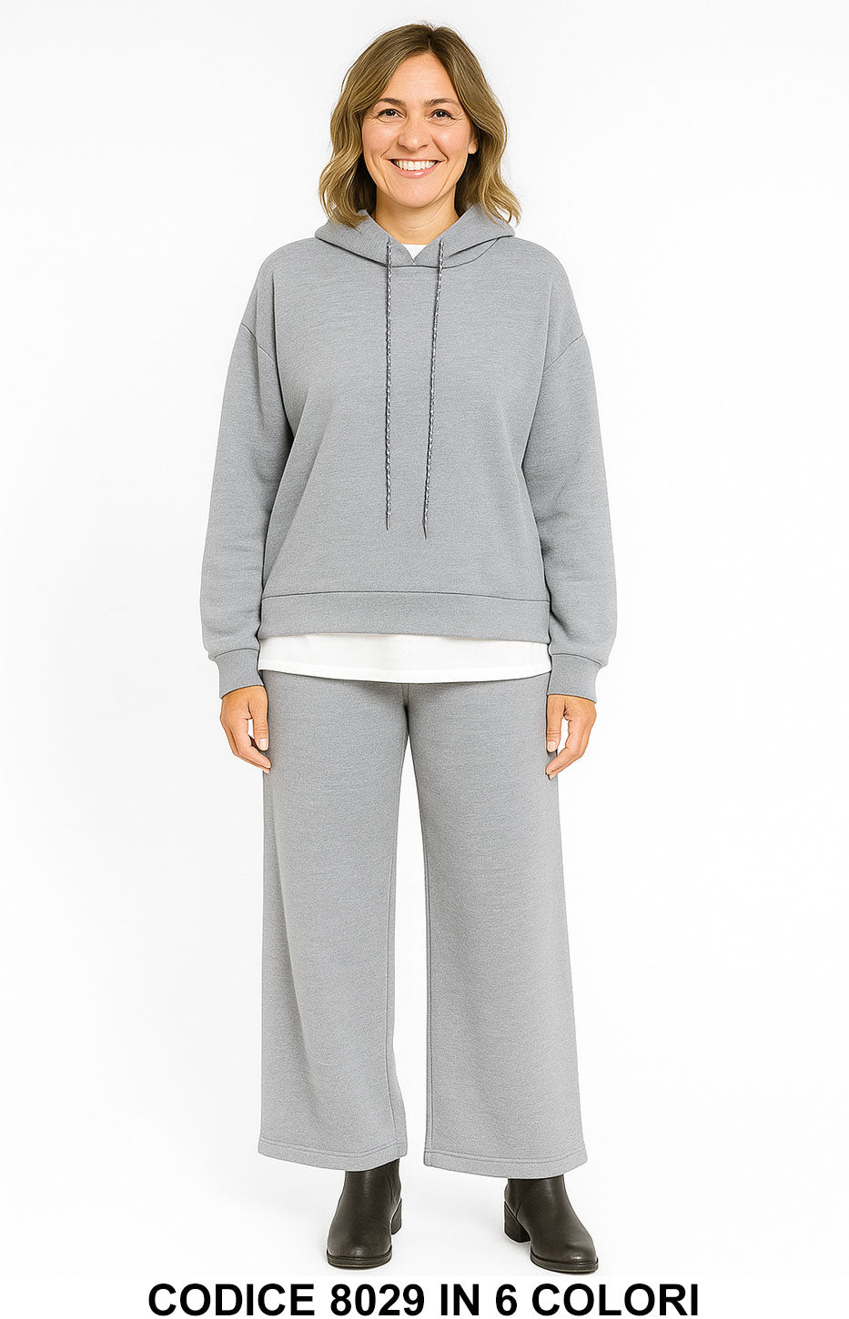 Grigio donna elegante Made in Italy