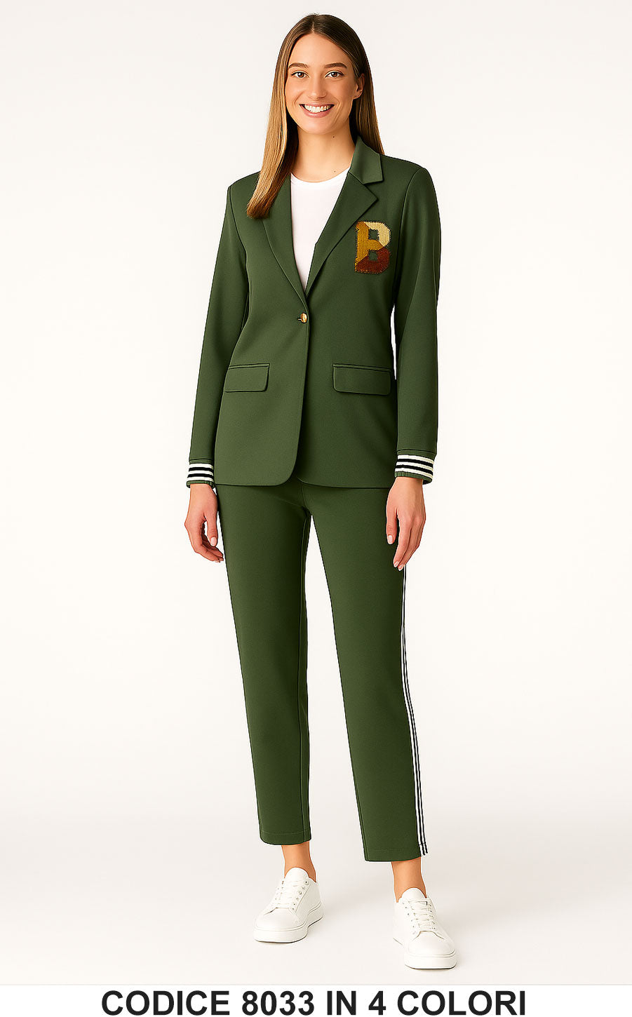 Tailleur 5795 colore Verde Militare