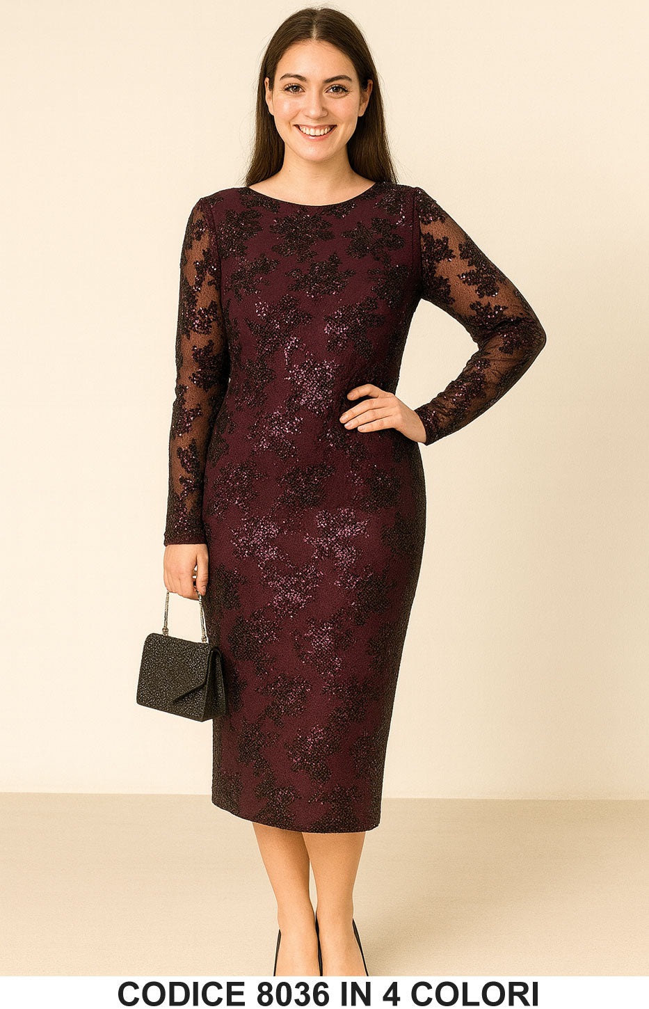 Marrone donna elegante Made in Italy