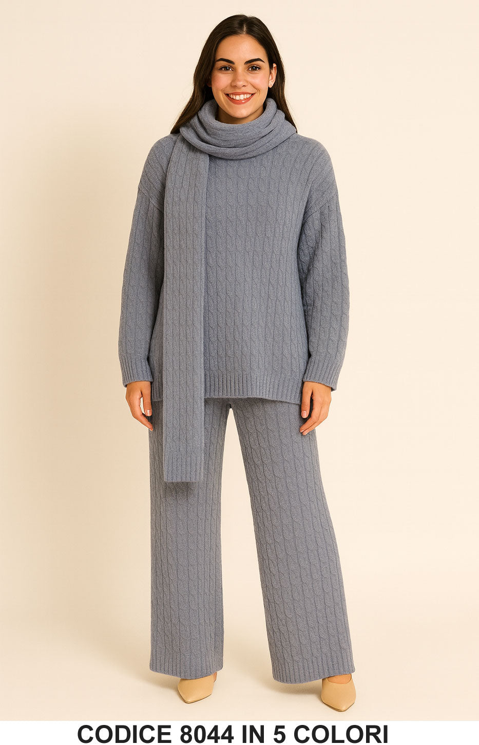 Grigio donna elegante Made in Italy