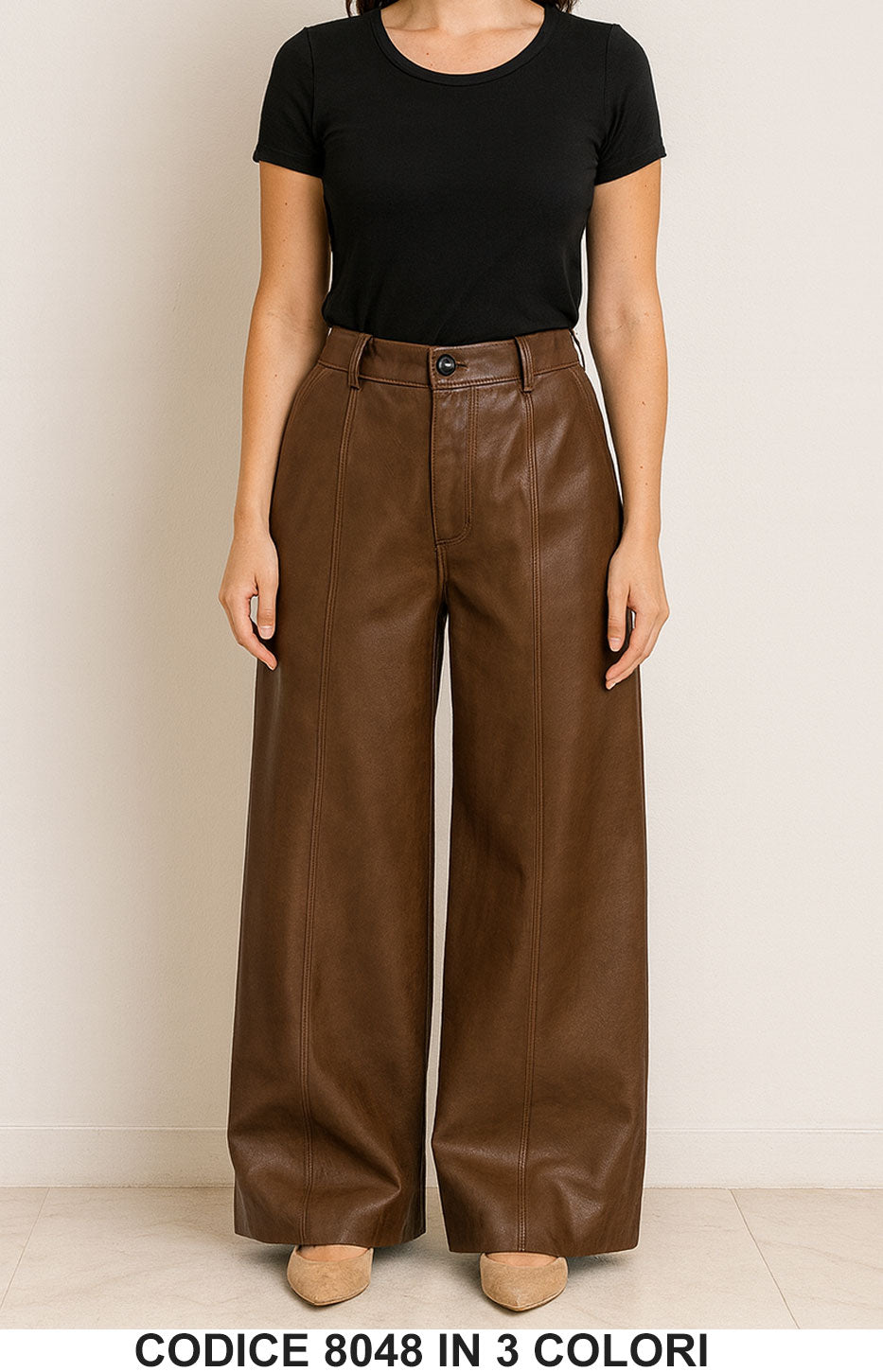 Marrone donna elegante Made in Italy