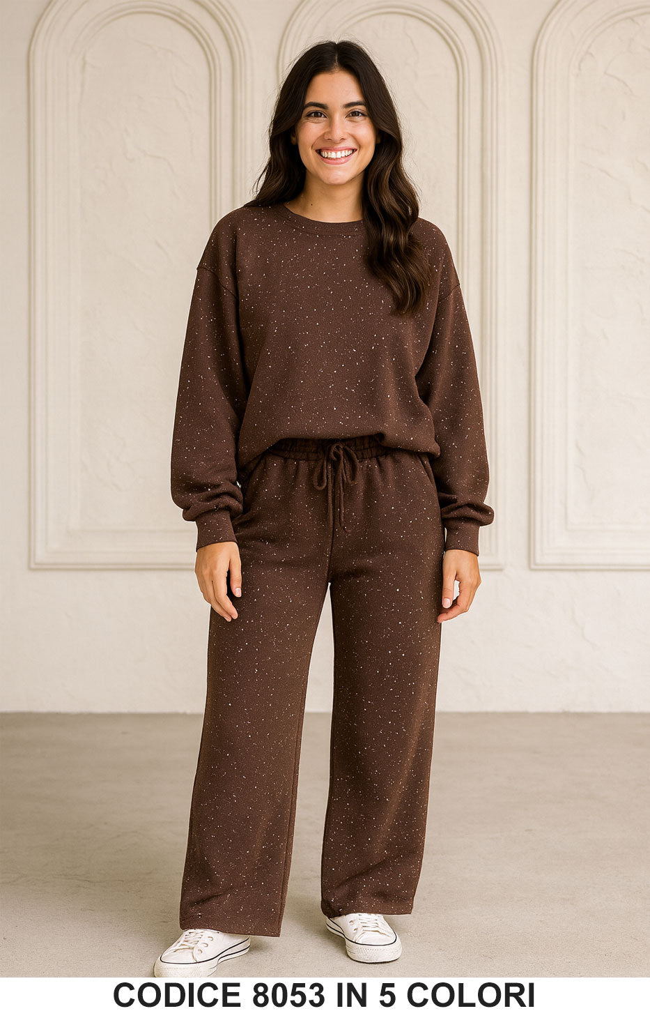 Marrone donna elegante Made in Italy