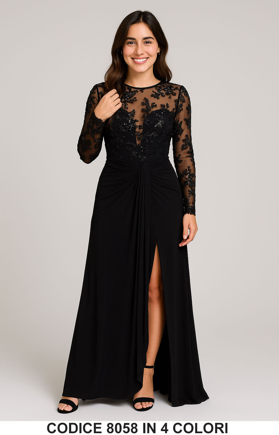 Nero donna elegante Made in Italy