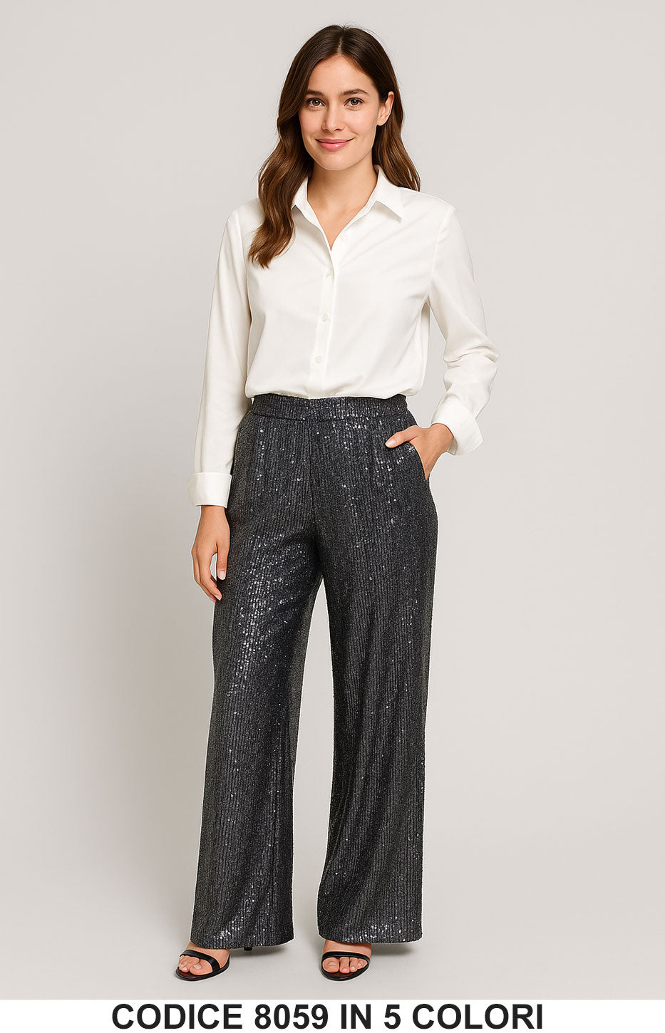 Tailleur 5795 colore Argento Scuro