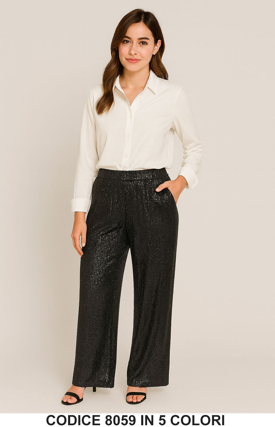 Nero donna elegante Made in Italy