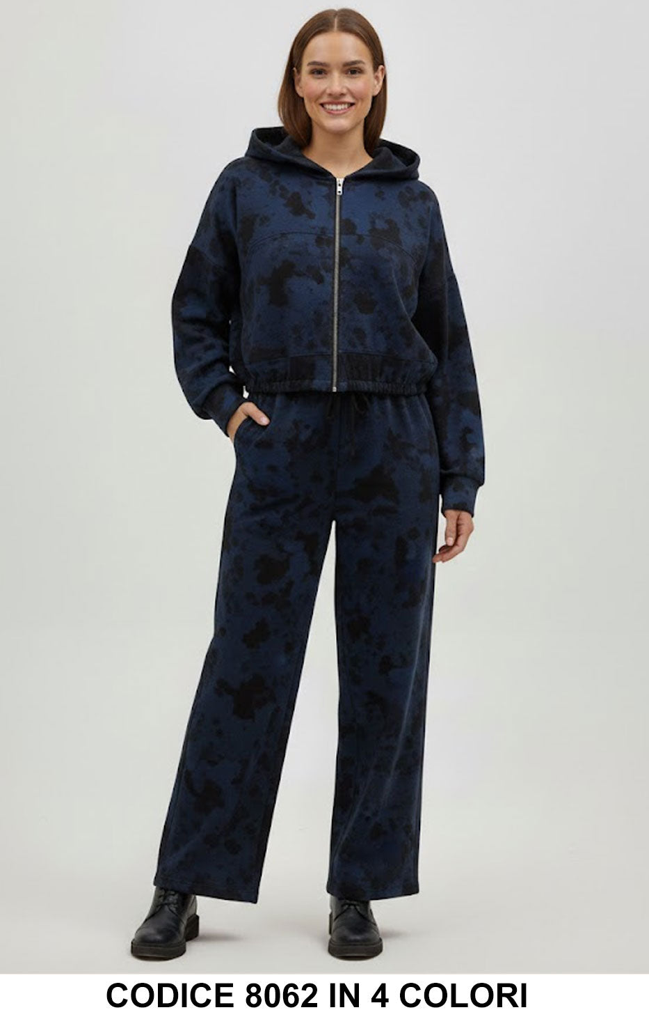 Blu Notte donna elegante Made in Italy