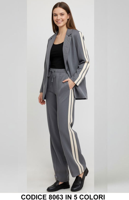 Grigio Chiaro donna elegante Made in Italy