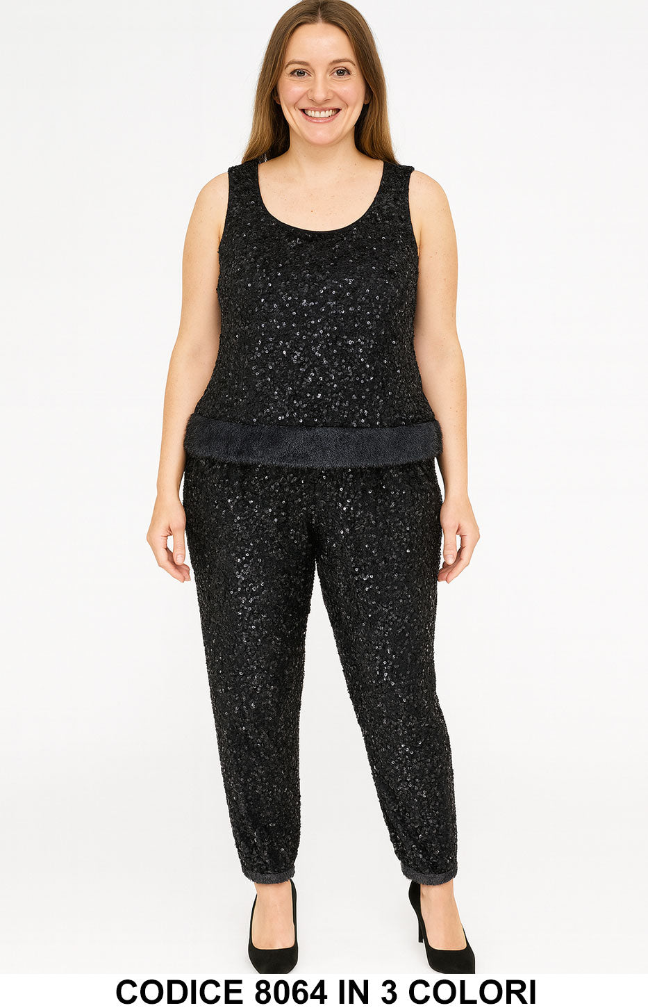 Nero donna elegante Made in Italy