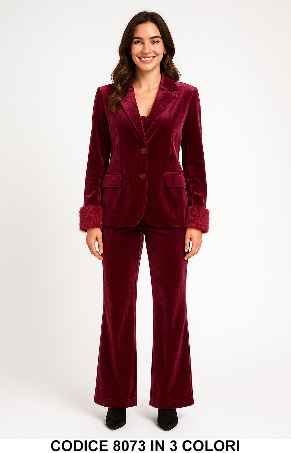 Bordeaux donna elegante Made in Italy