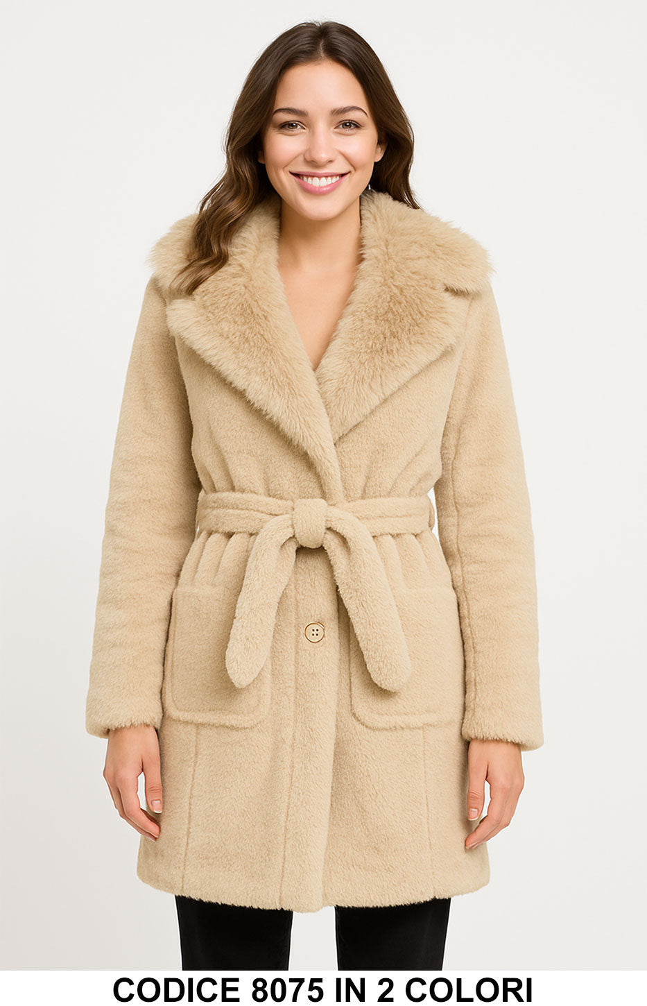 Beige donna elegante Made in Italy