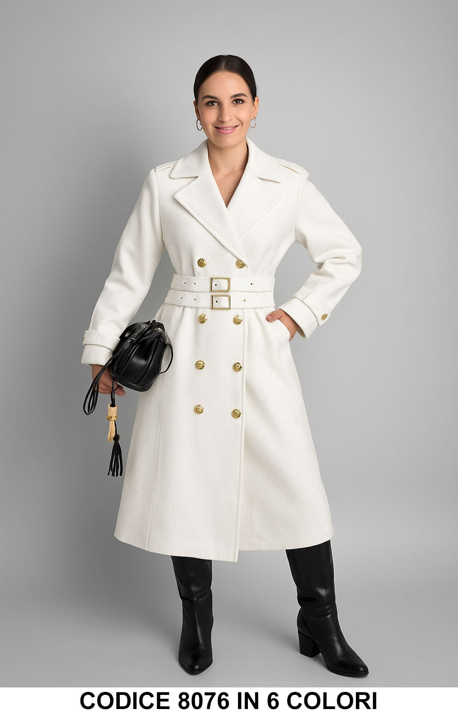 Bianco Panna donna elegante Made in Italy