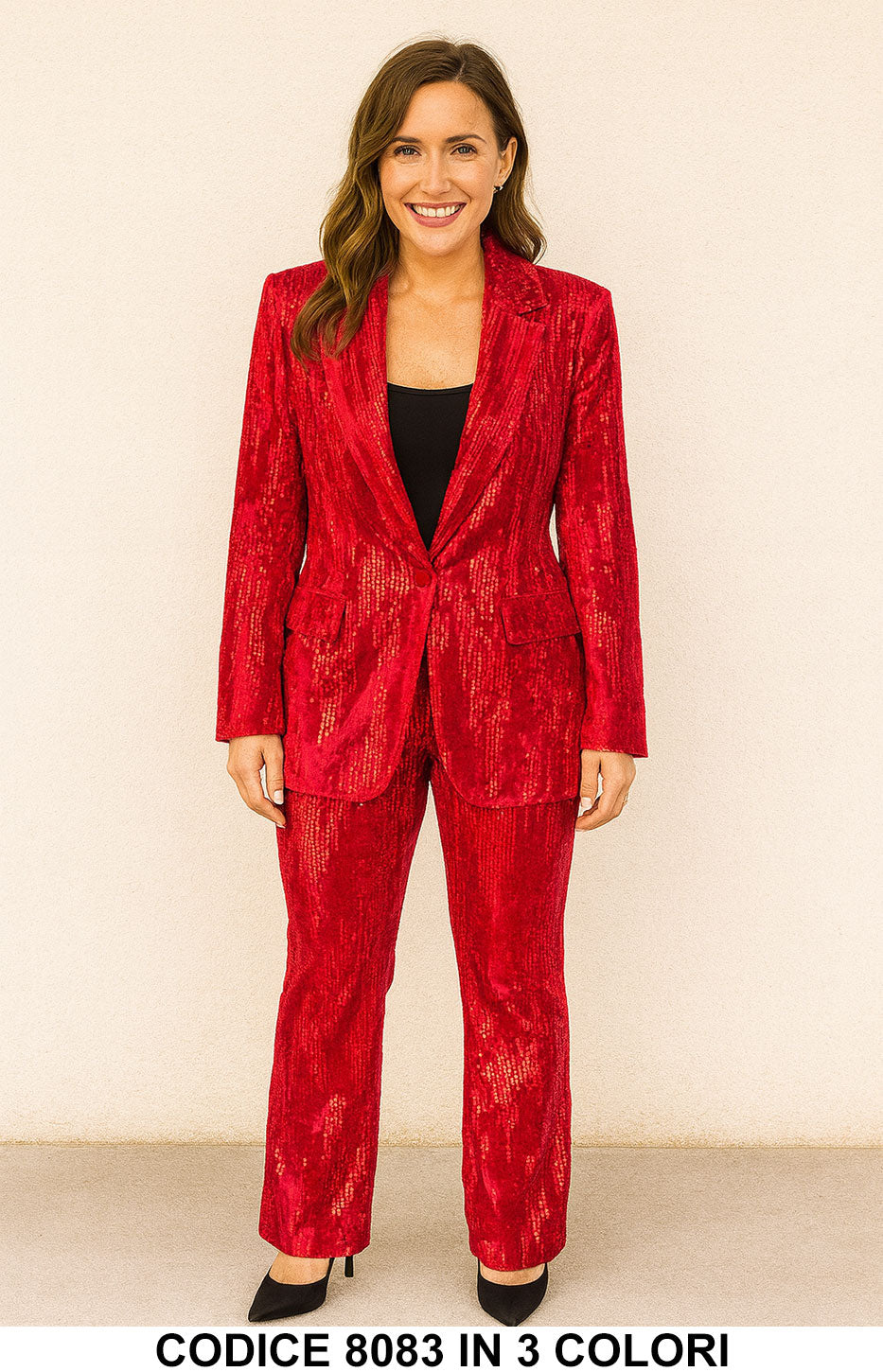 Rosso donna elegante Made in Italy