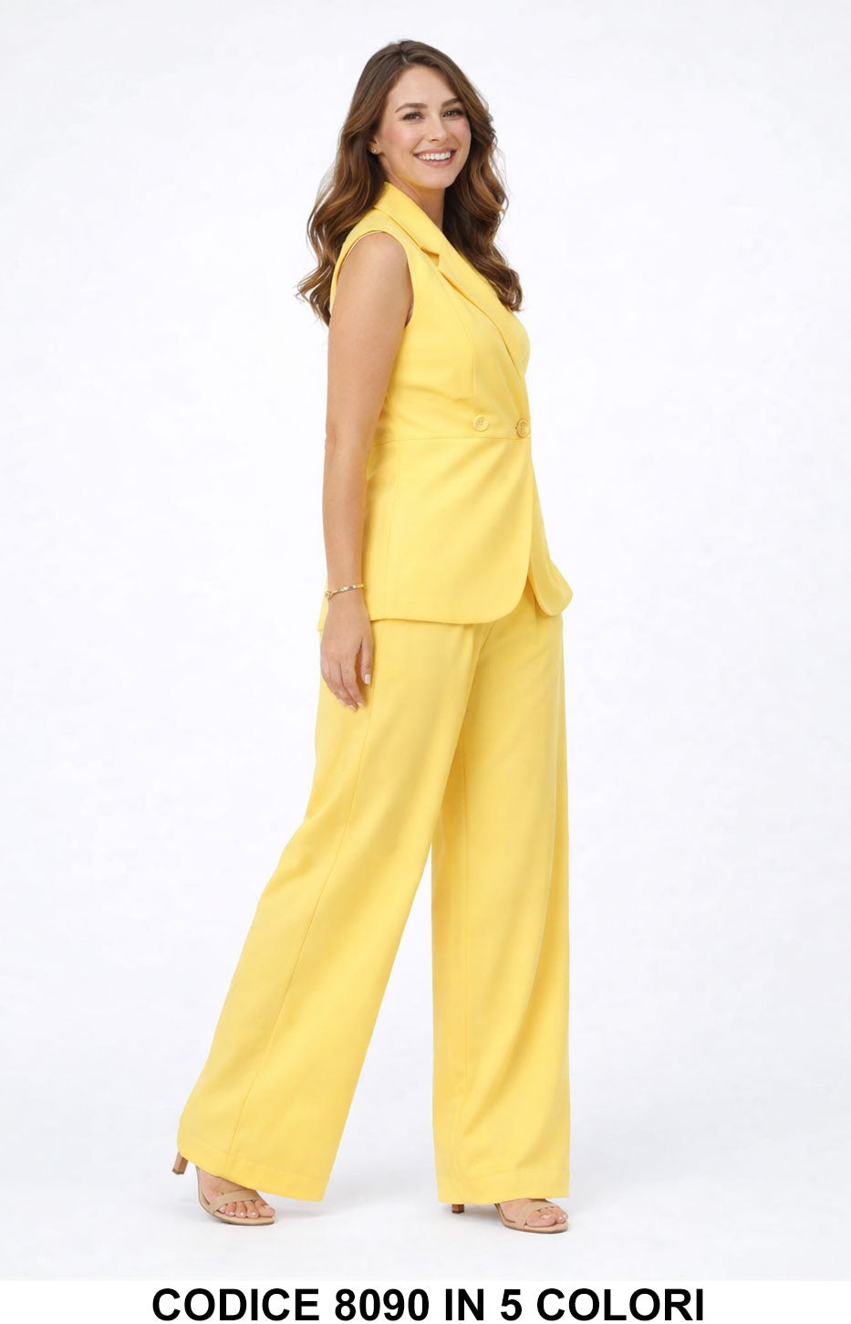 Giallo donna elegante Made in Italy