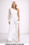 Bianco donna elegante Made in Italy
