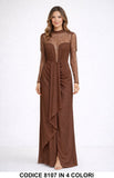 Marrone donna elegante Made in Italy