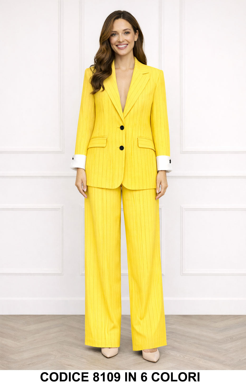 Giallo donna elegante Made in Italy