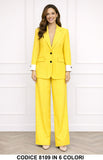 Giallo donna elegante Made in Italy
