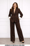 Marrone donna elegante Made in Italy