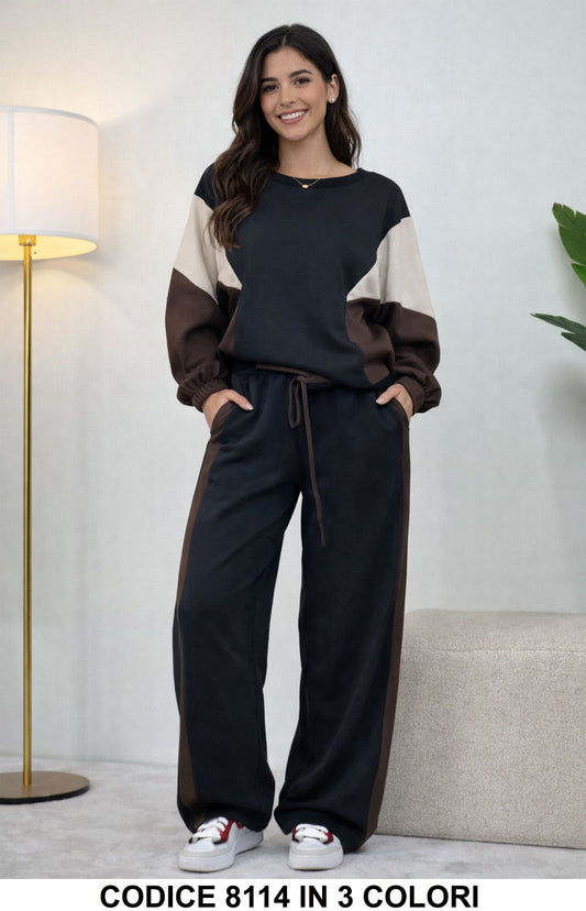 Nero e Marrone donna elegante Made in Italy