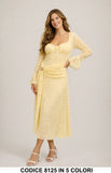 Giallo donna elegante Made in Italy