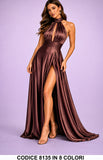 Marrone donna elegante Made in Italy