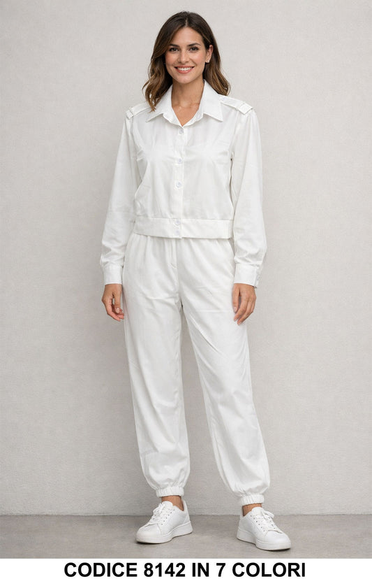 Bianco donna elegante Made in Italy