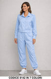 Celeste donna elegante Made in Italy