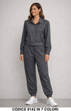Grigio Scuro donna elegante Made in Italy