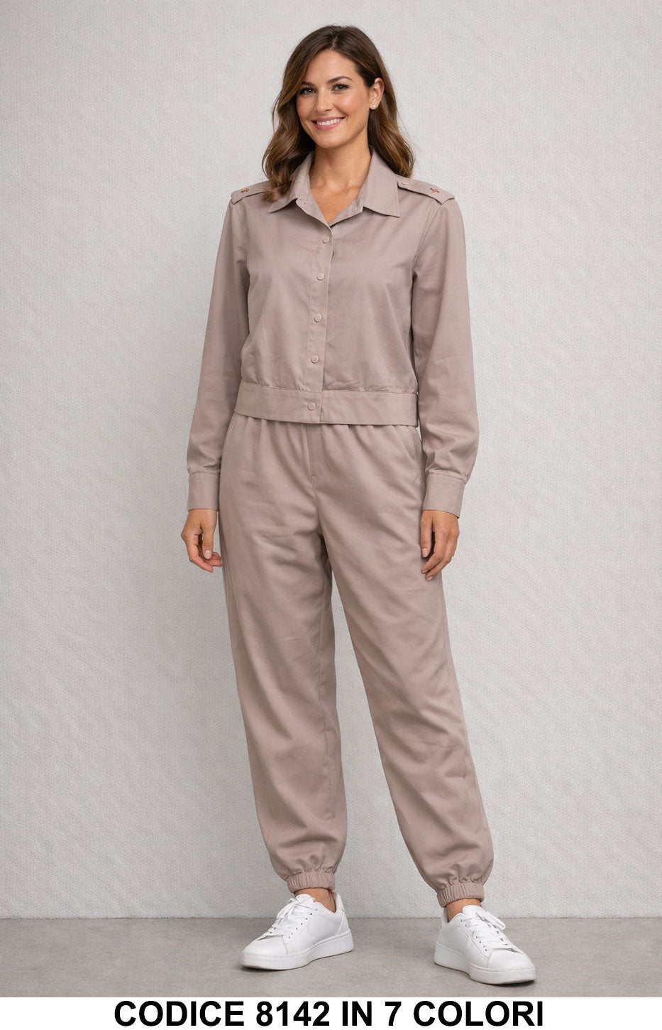 Tailleur 5795 colore Tortora