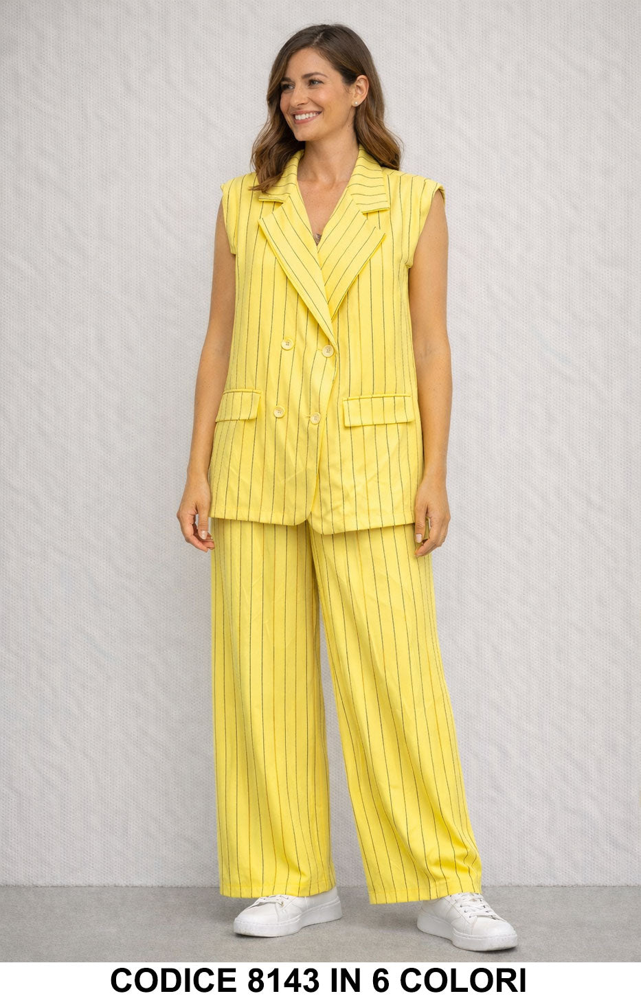 Giallo donna elegante Made in Italy