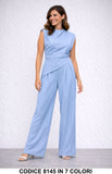 Azzurro donna elegante Made in Italy