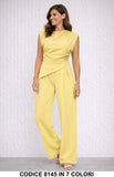 Giallo donna elegante Made in Italy