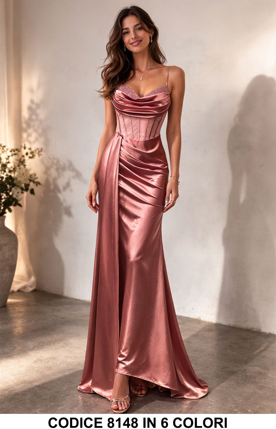 Tailleur 5795 colore Rosa Antico
