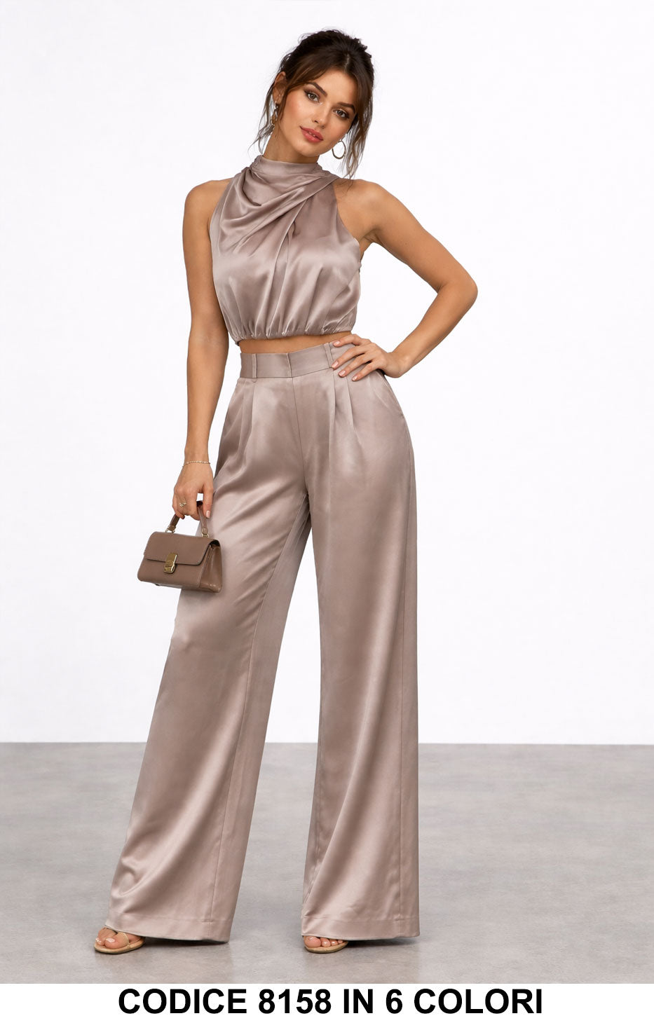 Tailleur 5795 colore Tortora