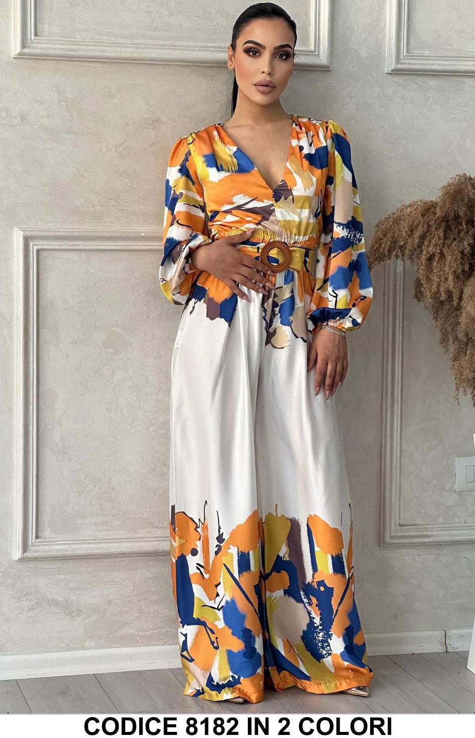 Arancione donna elegante Made in Italy