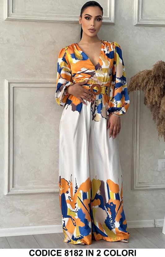 Arancione donna elegante Made in Italy