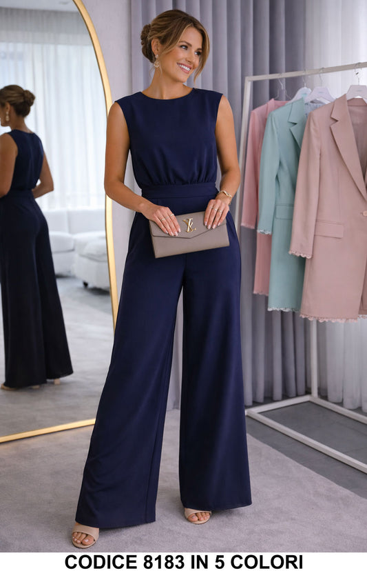 Blu Notte donna elegante Made in Italy