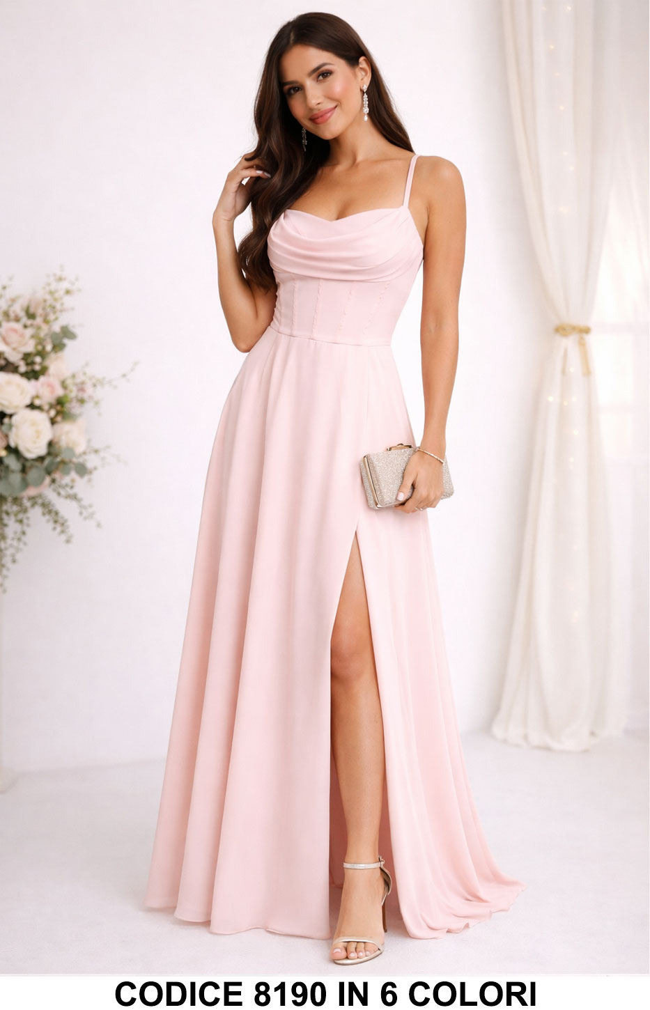 Rosa donna elegante Made in Italy