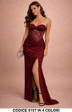 Bordeaux donna elegante Made in Italy