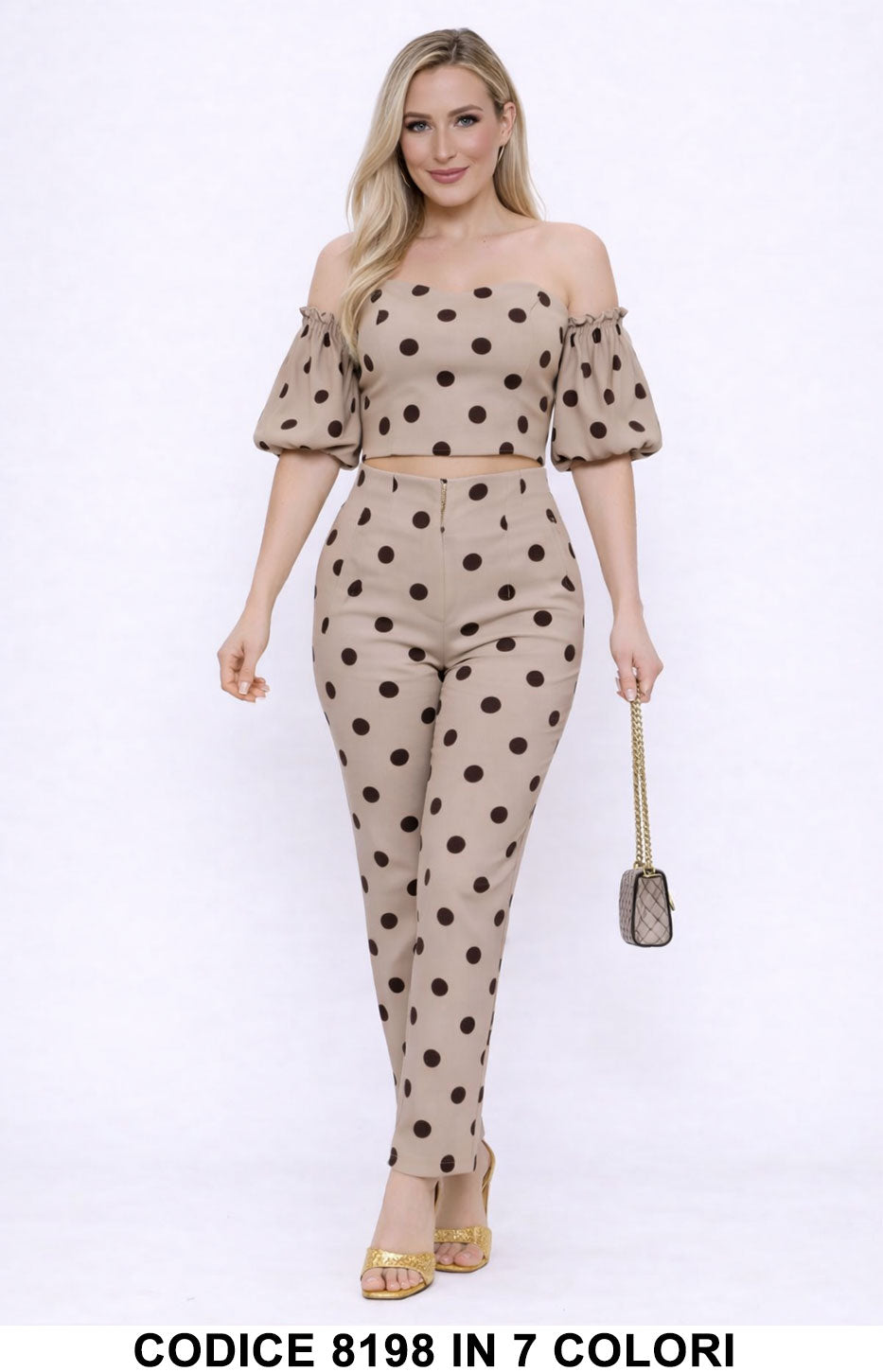 Beige donna elegante Made in Italy